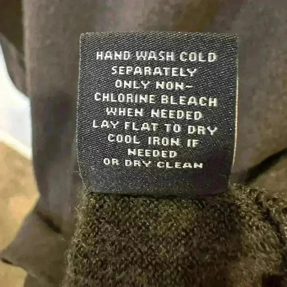 HART SCHAFFNER MARX WOMEN’S CASUAL SWEATER 100%  MERINO WOOL BROWN XL #preppy - Picture 4 of 4